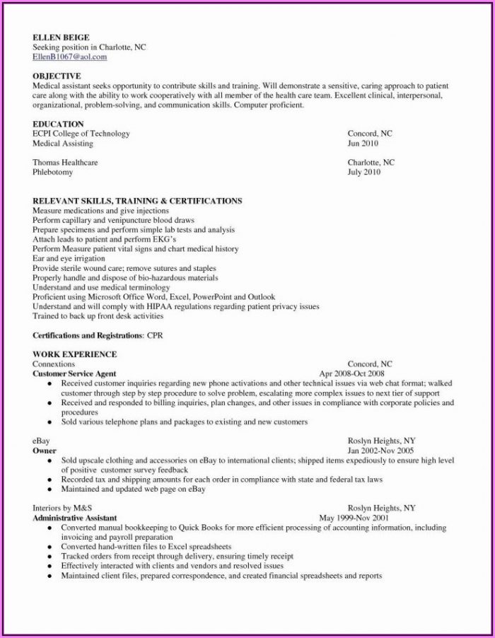Resume For Medical Billing With Experience Resume For Medical Billing With Experience