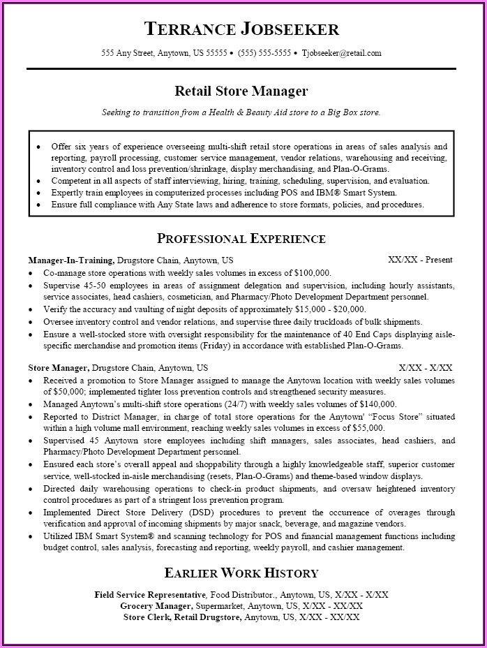 Resume Templates For Sales Manager Resume Templates For Sales Manager