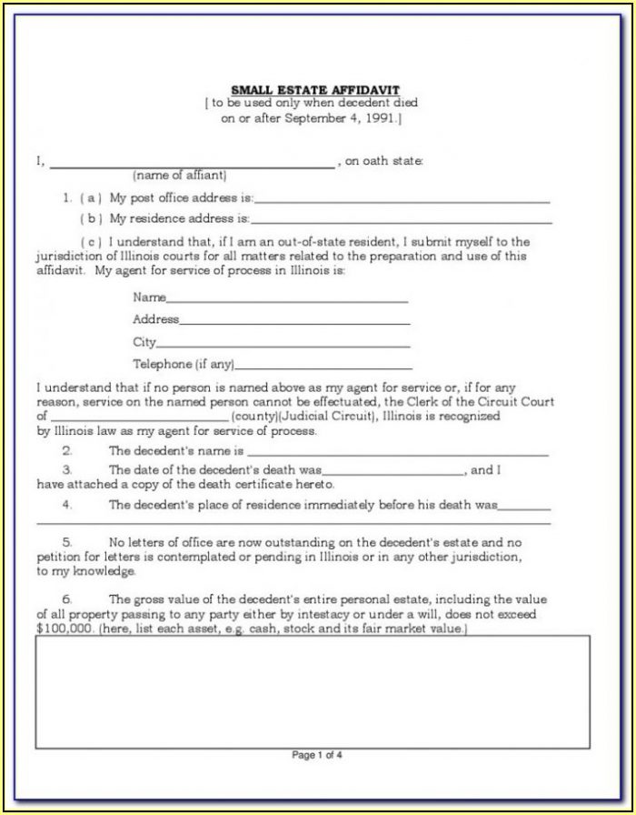 Texas Small Estate Affidavit Form Dallas County Texas Small Estate Affidavit Form Dallas County