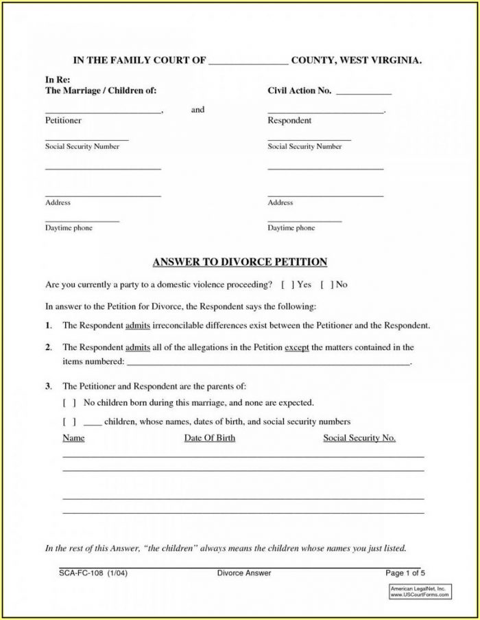 Uncontested Divorce Forms Colorado Uncontested Divorce Forms Colorado