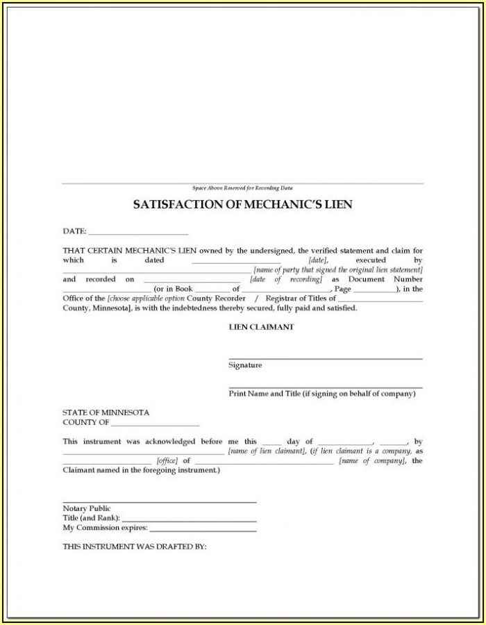 Virginia Mechanic's Lien Release Form Virginia Mechanic's Lien Release Form