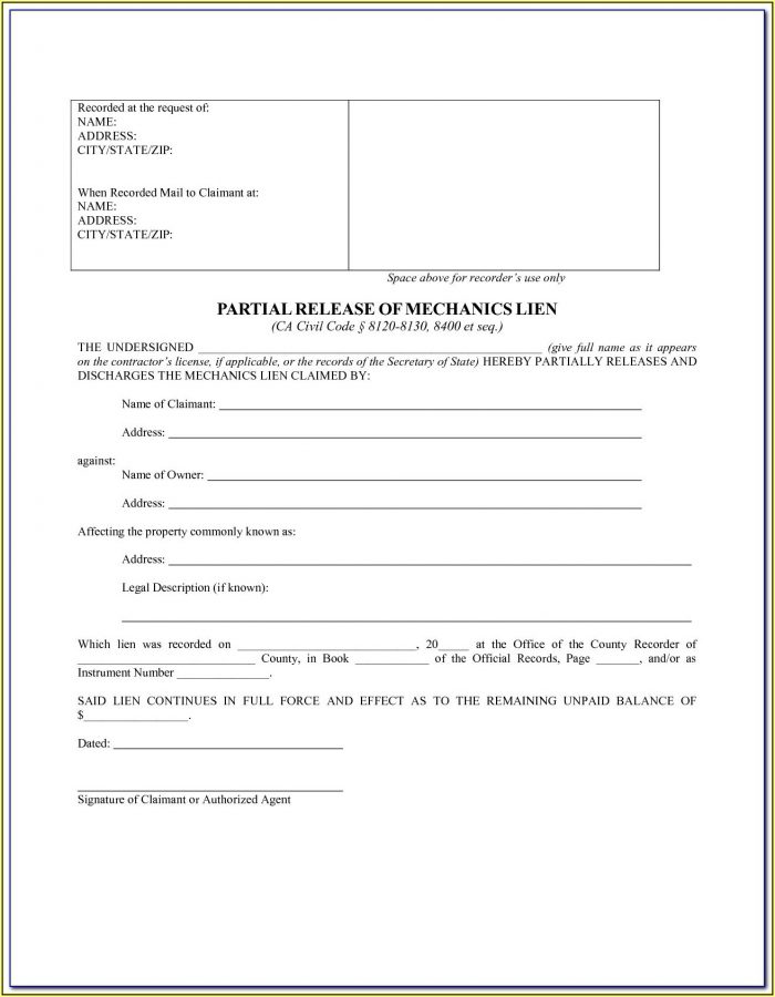 Virginia Mechanic's Lien Waiver Form Virginia Mechanic's Lien Waiver Form
