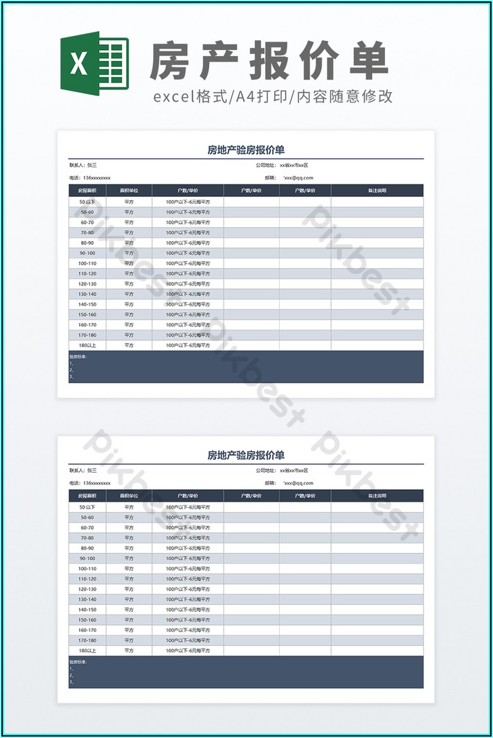 Property Inspection Form Template